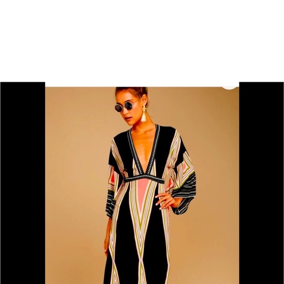 Lulu's Multicolor Geometric Women's Top - Picture 1 of 3